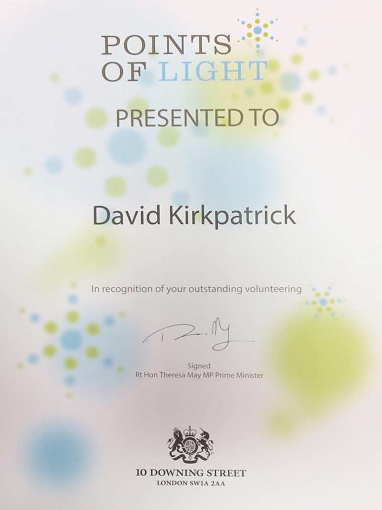 Points of Light Awards - David Kirkpatrick