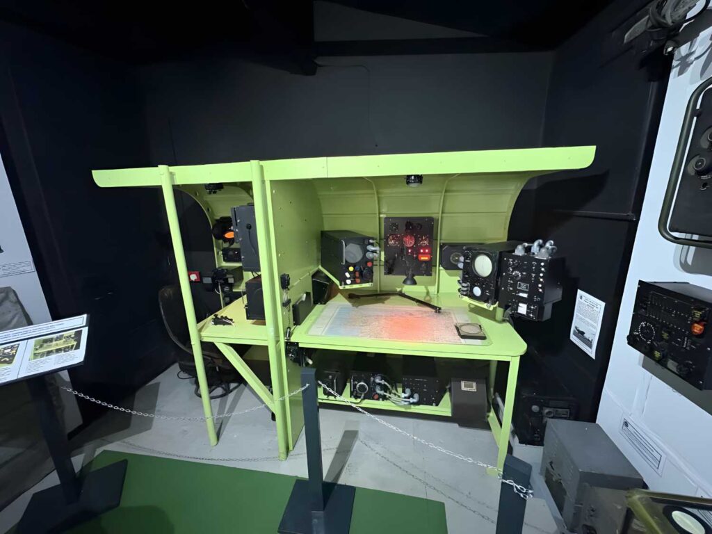 A partially recreated interior of an Avro Lancaster (Image: Darren Shield).
