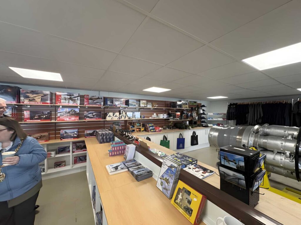 The improved gift shop and reception area (Image: Darren Shield).