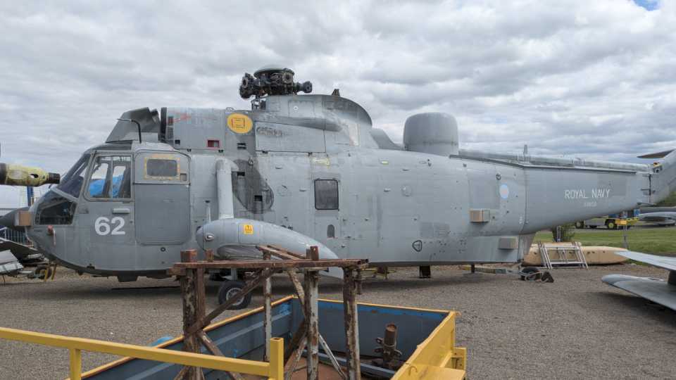 Left view of the Sea King HAS.6. XV659.